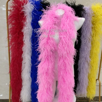 Ostrich Boa Deep Pink