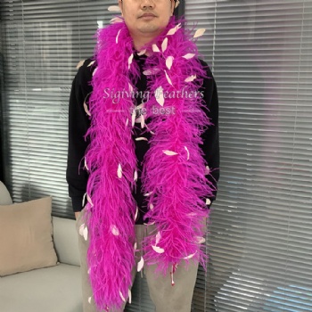 Ostrich Boa Fuchsia