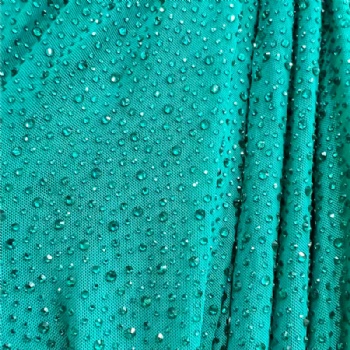 Mix Sizes Rhinestone Fabric