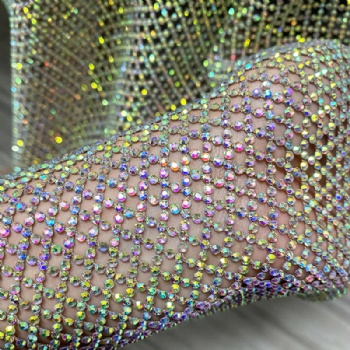 SS8+SS10 Rhinestone Mesh