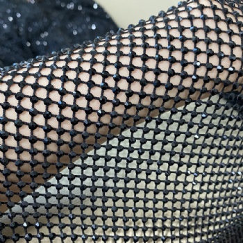 ss16 Rhinestones in Mesh