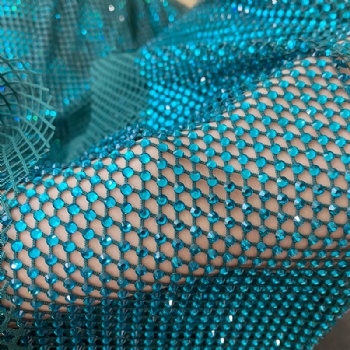 ss16 Rhinestones in Mesh