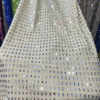 3x7 Rhinestones in Fabric