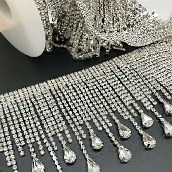 Rhinestone Trimming Drop
