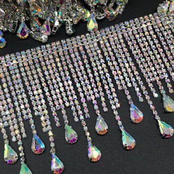 Rhinestone Trimming Drop