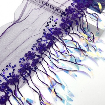 15cm Sequin lace
