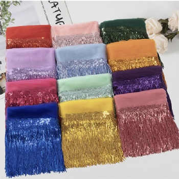 20cm Sequin Fringe lace