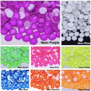 8 Neon Color in White Bottom